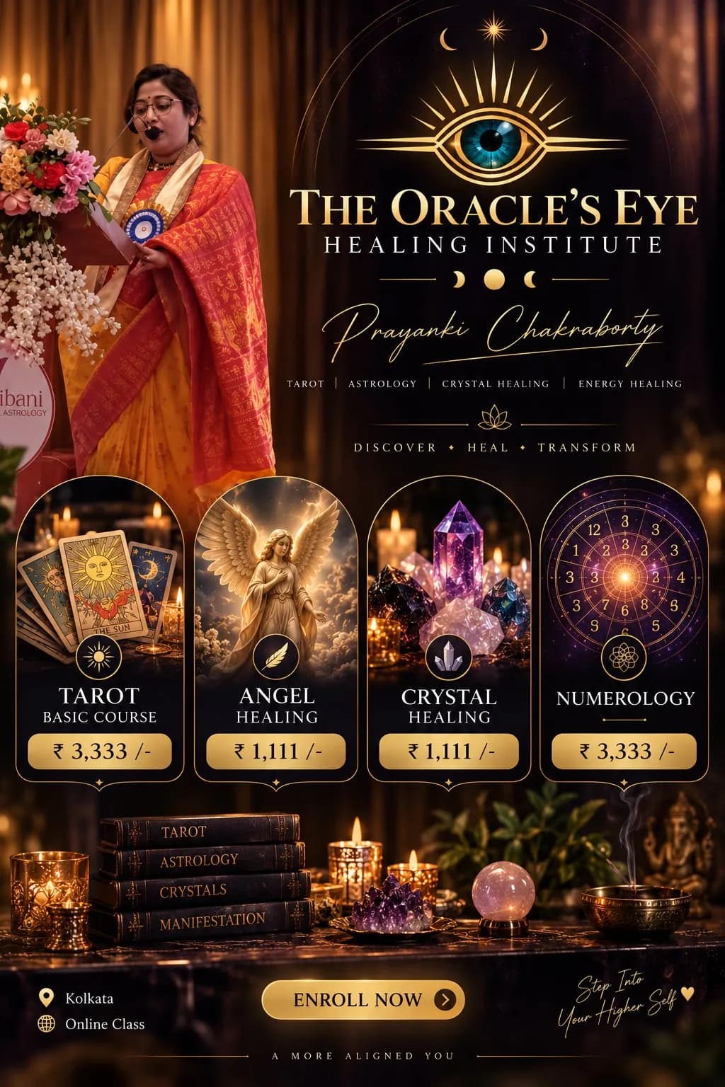 The Oracle's Eye Healing Institute course poster